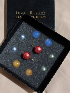 Joan Rivers Interchangeable Lever-back Earrings Set